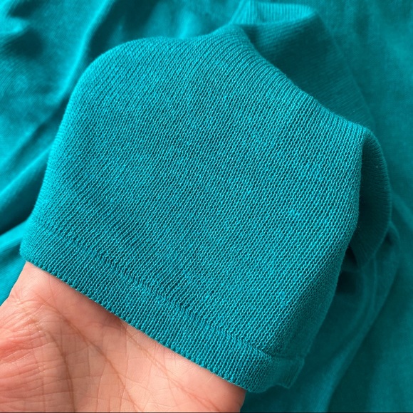 🦋 ZARA BOHO TEAL BLUE HIGH WAIST SHEER BEACH PANTS! - Picture 9 of 10